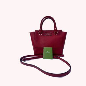 EUC Kate Spade Wellesley Small Camryn Satchel Tote Style WKRU3841 - Lipstick Red
